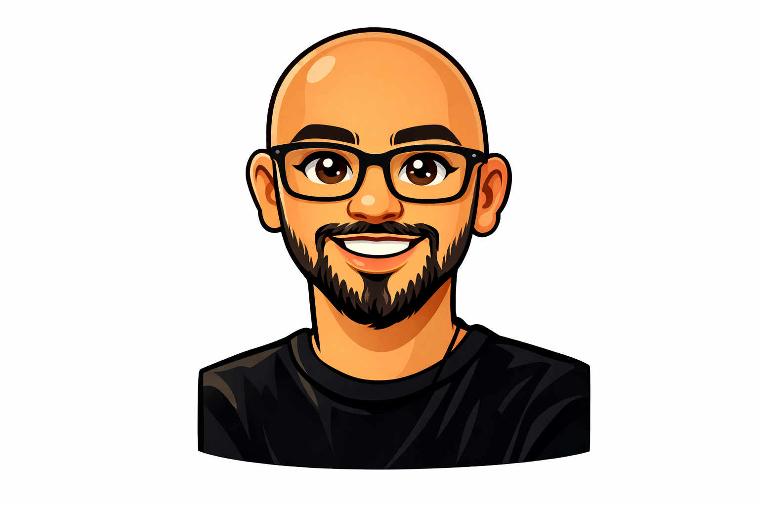 Cartoonportret van Riduan Maas