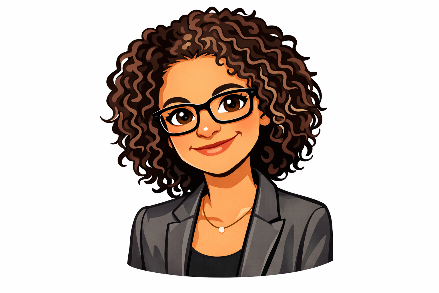 Cartoonportret van Samantha Oosterling-Maas